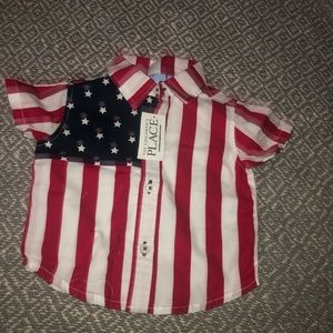 NWT Children’s Place NB 0-3 month button down